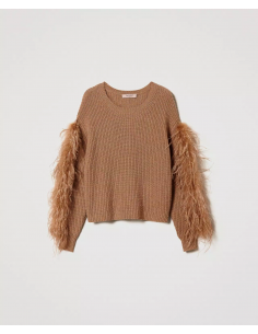 TWINSET MAGLIA MISTO LANA...