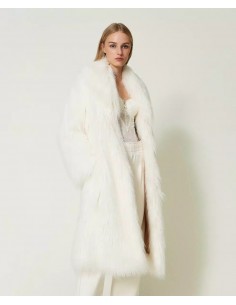 TWINSET CAPPOTTO IN FAUX FUR