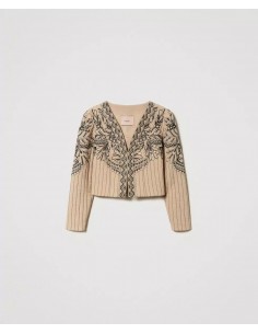 TWINSET GIACCA TRAPUNTATA...