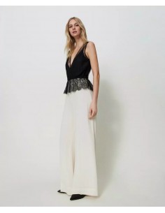 TWINSET TUTA WIDE LEG CON...