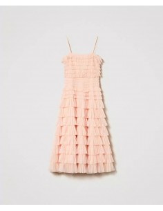 TWINSET LONGUETTE IN TULLE...