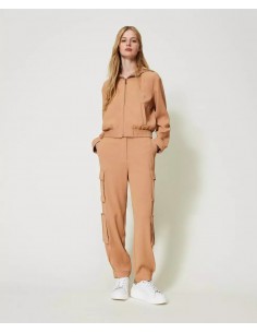 TWINSET PANTALONI CARGO IN...