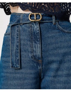 TWINSET JEANS WIDE LEG CON... 2