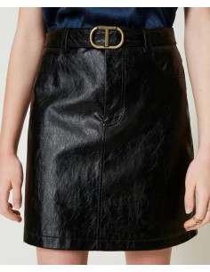 TWINSET MINIGONNA EFFETTO...