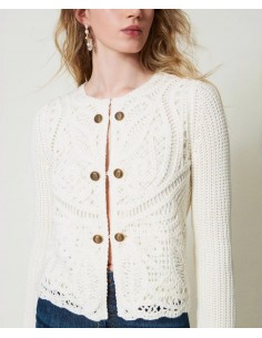 TWINSET GIACCA IN MAGLIA