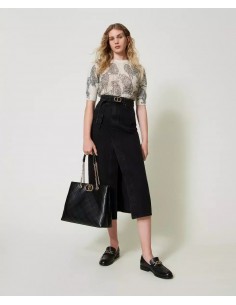 TWINSET GONNA IN JEANS CON...