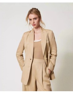 TWINSET BLAZER MONOPETTO
