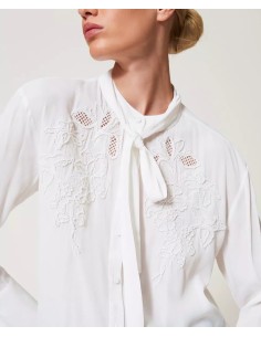 TWINSET CAMICIA IN GEORGETTE