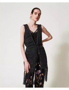 TWINSET GILET IN MAGLIA...