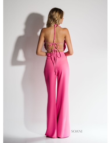 SOANI TOP FIORE E PANTALONE