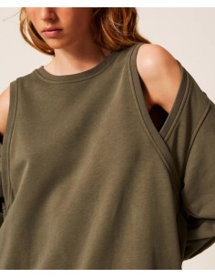 TWINSET ABITO GREEN OLIVE 2