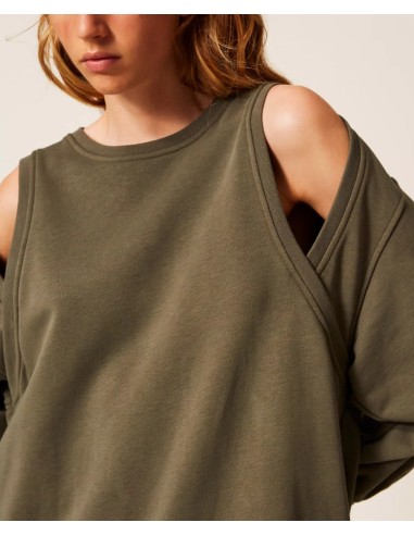 TWINSET ABITO GREEN OLIVE