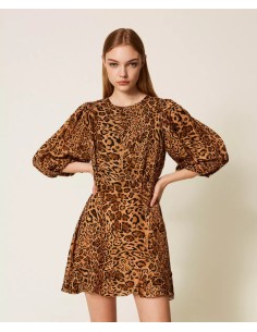 TWINSET ABITO CORTO JACQUARD