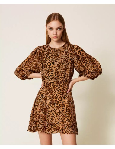 TWINSET ABITO CORTO JACQUARD