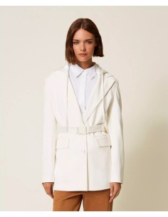 TWINSET BLAZER CON CAPPUCCIO