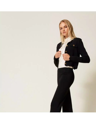 TWINSET GIACCHINA NERO