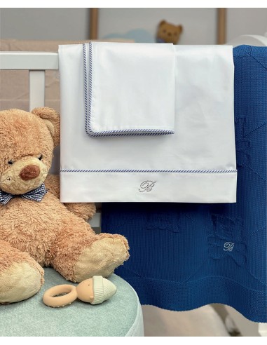 BLUMARINE BABY LENZUOLO CULLA NAVY