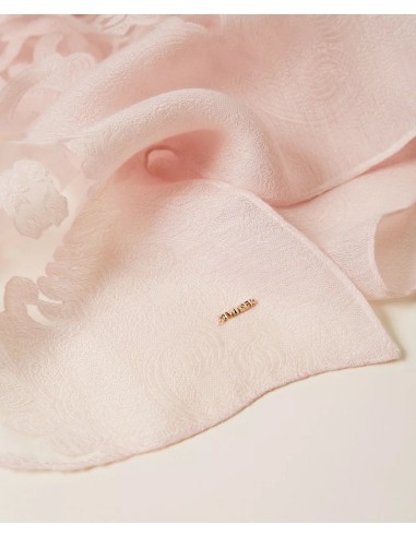 TWINSET STOLA IN PIZZO INTARSIATO