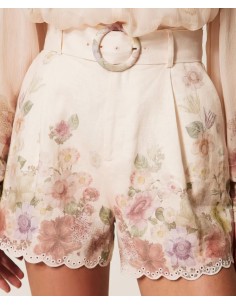 TWINSET SHORTS  IN LINO