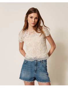 TWINSET BLUSA CON RICAMO