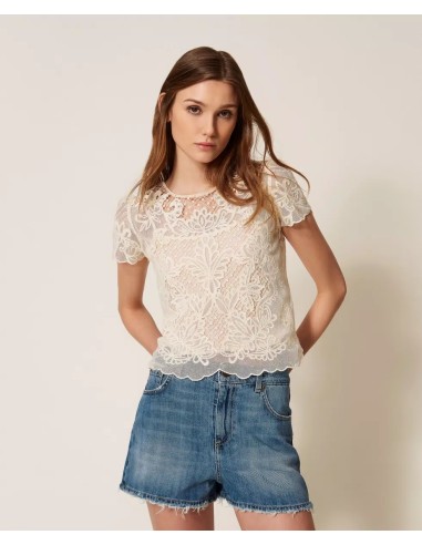 TWINSET BLUSA CON RICAMO