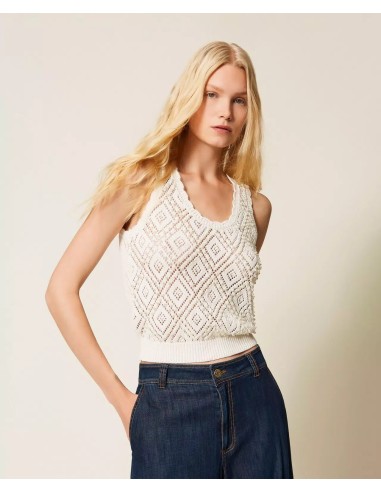 TWINSET TOP IN MAGLIA