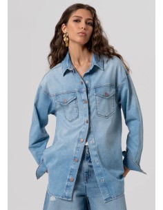 FRACOMINA CAMICIA OVER IN...