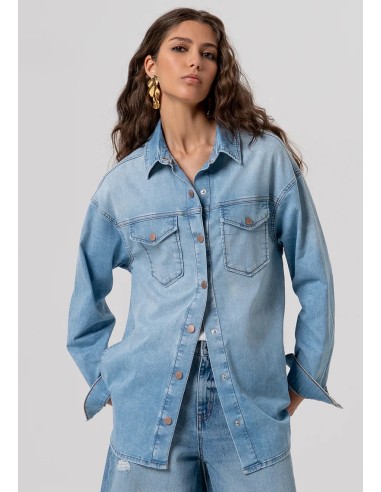 FRACOMINA CAMICIA OVER IN DEMIN