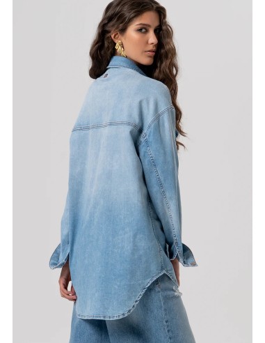 FRACOMINA CAMICIA OVER IN DEMIN