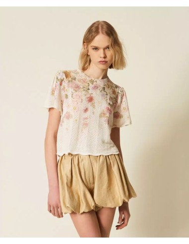 TWINSET SHORTS BEIGE