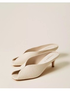 TWINSET SCARPE MULES IN PELLE