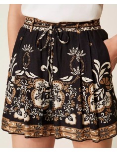 TWINSET SHORTS IN MISTO...