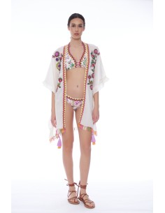 MISS BIKINI PONCHO CON FRANGE