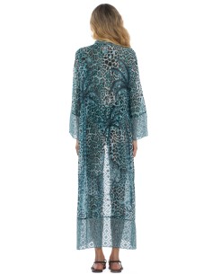 PIN UP STAR KIMONO LUNGO