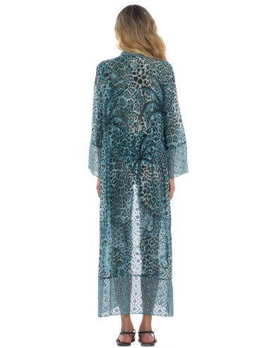 PIN UP STAR KIMONO LUNGO